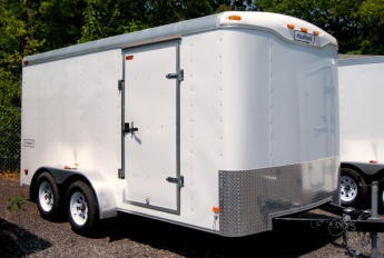 Image 1 of 2008 7x14 ENCLOSED TRAILER