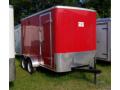 12ft  Cargo Trailer- TA Red Flat Front