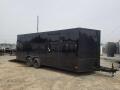 8.5X20 Black 10K Blackout Screwless Carhauler Enclosed Cargo Trailer 