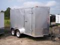 12ft Cargo Trailer in Gray with V-nose