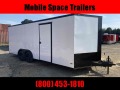 Covered Wagon Trailers 8.5x20 Char Coal  Black out ramp door Enclosed Cargo Car Hauler
