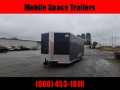  Covered Wagon Trailers 8.5x24  bkSpread axles ramp door Enclosed Cargo