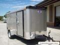 12ft  Single Axle CHAMPAGNE  With Double Door