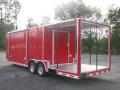 24ft Red BBQ Concession Trailer