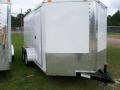 18FT CARGO TRAILER WITH V-NOSE AND 3500LB. AXLES