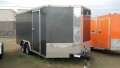 18FT ENCLOSED CARGO TRAILER-CHARCOAL
