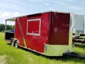 RED 20FT BBQ CONCESSION TRAILER