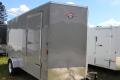 Carry-On 6x14 Carry-On Gray Vnose Cargo Trailer Cargo / Enclosed Trailer Stock# 75390