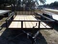 16FT UTILITY LANDSCAPE TRAILER WITH WOOD DECKING