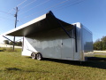 8.5 x 24 carhauler enclosed motorcycle cargo trailer race dc