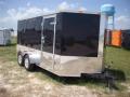 7X14 TA ENCLOSED MOTORCYCLE TRAILER