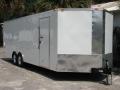 24ft enclosed trailer with axle upgrade-5200lb Axles and ramp