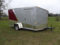 12ft Motorcycle Trailer - White Walls & Ceiling