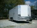 8 x 20 v nosed enclosed cargo carhauler trailer