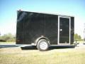 6x12 sa black enclosed cargo motorcycle trailer