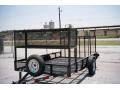 6x12 sa utility trailer w security basket and spare