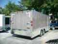 8 x 20 v nose enclosed cargo carhauler trailer atp