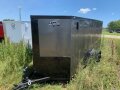 10FT CHARCOAL CARGO TRAILER W/BLACKOUT PACKAGE