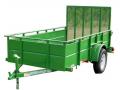 10ft Green Solid Sided Utility Trailer