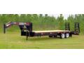 25ft (20+5) Equipment/Flatbed Trailer w/Fold Over Ramps
