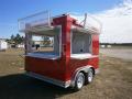 8X10 TA RED MARQUEE CONCESSION TRAILER