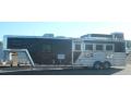Black/Aluminum GN  4 horse trailer w/10 ft living quarters 