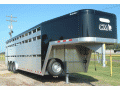 28FT aluminum gooseneck stock trailer w/electric brakes