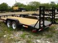 18ft 5T Equipment Trailer w/Stand Up Ramps