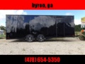Covered Wagon Trailers 8.5x24 Bk Black out ramp door Enclosed Cargo 