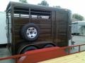 Brown 2 Horse Trailer w/Dressing Room
