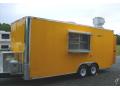 8.5X20 YELLOW CONCESSION TRAILER