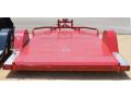 10ft Red Diamond Plating Single Axle Motorcycle Trailer