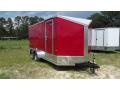 16ft Red Cargo Trailer w/Ramp