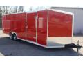 24ft RED BUMPER PULL RACE TRAILER