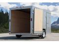 Charcoal 12ft Single Axle V-nose with Double Doors