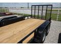 14ft Tandem 3500lb Axle Utility Trailers W/Wood Deck