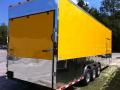 Yellow 28ft  3-7,000lb axles moving trailer taller