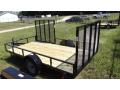 12ft ATV/Utility Trailer w/ Rear Ramp and Side Ramp 