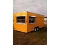 8.5 X 20 CONCESSION TRAILER YELLOW.