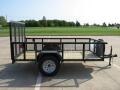 10ft Single Axle Utility Trailer w/Gate and Spare Tire