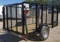 8ft Single Axle Trailer with High W/Expanded Metal Sides