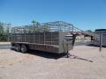 20ft Charcoal Bar Top Cattle Trailer