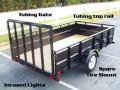 Utility Trailer with Solid Metal Sides 12ft