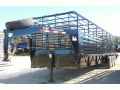 24ft steel frame gooseneck cattle trailer