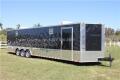 8.5 X 32' V- NOSED ENCLOSED CAR HAULER TRAILER W/ RACE READY 2 PACKAGE