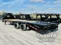 8.5' x 25' (20'+5') Heavy Duty 10Ton Heavy Equipment Hauler Deckover Trailer w/ Gooseneck Coupler &