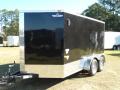 12ft TA Black and Chrome Motorcycle Trailer