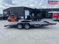 Sure-Trac OPEN CAR HAULER 7 x 18 (14+4) Steel Deck Car Hauler Trailer  7K