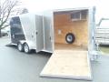 16ft Pewter and Black Snowmobile Trailer