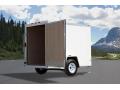 White Flat Front Cargo 8ft
